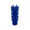 MCS AR-15/.223/5.56 Shark Muzzle Brake 1/2x28 Pitch Thread - Cerakote Blue Flame 