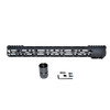 MCS AR-15 223/5.56 16.5" Super Light Slim Free Float M-LOK Handguards with Partial Top Rail 