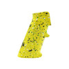 MCS AR-15 STANDARD A2 PISTOL GRIP - BASE LEMON ZEST - PATTERN - SNIPER GRAY - BRIGHT WHITE - ZOMBIE GREEN - CERAKOTE SPLATTER  MCS AR-15 STANDARD A2 PISTOL GRIP - BASE LEMON ZEST - PATTERN - SNIPER GRAY - BRIGHT WHITE - ZOMBIE GREEN - CERAKOTE SPLATTER