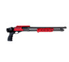 MCS Remington 870 12 gauge - Saddle Mount & Forend - Aluminum - Red - Aftermarket Combo Set 