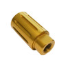 MCS AR-9/9X19 Flash Can Muzzle Brake Aluminum - Anodized Gold 