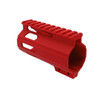 MCS AR-15 4" M-LOK Parallelogram Handguard - MADE IN USA - Cerakote Red 