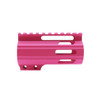 MCS AR-15 4" M-LOK Parallelogram Handguard - MADE IN USA - Cerakote Pink 