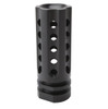 MCS AR-9 9X19 Multi Port Flash Hider - 1/2"x36 Thread Pitch - Black 