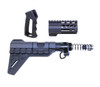 MCS AR-15 Micro Pistol Furniture Set With Brace - Anodized Black  MCS AR-15 Micro Pistol Furniture Set With Brace - Anodized Black