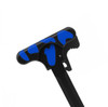 MCS AR-15 Tactical Charging Handle Black and Blue Flame - CERAKOTE CAMO  MCS AR-15 Tactical Charging Handle Black and Blue Flame - CERAKOTE CAMO