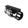 MCS AR-15 4" Parallelogram M-Lok Handguard - Made in USA - Black and Bright White - CERAKOTE CAMO 