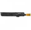 MCS AR-15 5.56 NATO 5'' PISTOL - BILLET UPPER WITH 4'' HANDGUARD FMLUS-4D - GOLD MUZZLE BRAKE 
