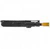MCS AR-15 5.56 NATO 5'' PISTOL - BILLET UPPER WITH 4'' HANDGUARD FMLUS-4 - GOLD MUZZLE BRAKE 