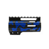 MCS AR-15 5.56 NATO 5'' PISTOL KIT - BILLET UPPER WITH 4'' HANDGUARD - CERAKOTE CAMO - BLUE FLAME 