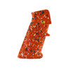MCS AR STANDARD A2 PISTOL GRIP - BASE HUNTER ORANGE - PATTERN - SNIPER GRAY - BRIGHT WHITE - LEMON ZEST - CERAKOTE SPLATTER 