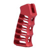 MCS AR-15 Skeletonized Ultralight Series Aluminum Pistol Grip - Anodized Red 