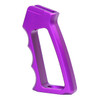 MCS AR-15 Skeletonized Ultralight Aluminum Pistol Grip - Gen 2 - Anodized Purple 