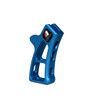 MCS Featureless Skeletonized Rear Pistol Grip - Blue 