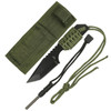 MCS TACTICAL SURVIVOR OUTDOOR FIXED BLADE KNIFE 