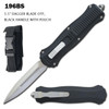 MCS TACTICAL DAGGER BLADE OTF KNIFE - BLACK 