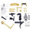 MCS AR-15 Enhanced Lower Parts Kit With Upgrades - Anodized Gold 