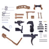 MCS AR-15 Enhanced Lower Parts Kit With Upgrades - Anodized Bronze 