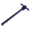 MCS AR-15 Ambidextrous “Quick Engage” Charging Handle - Anodized Black W/ Blue Handles 