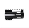 MCS AR-15 5.56 NATO 5'' BILLET UPPER WITH SIDE CUT - 4'' HANDGUARD - CERAKOTE GRADIENT GLACIER SILVER 