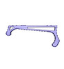 MCS Lightweight Aluminum Hand Stop for M-LOK Rail - Purple 