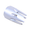 MCS AR-15 ‘Claw’ Multi-Prong Flash Hider - Anodized Silver 