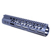 MCS AR .308 10″ Ultra Lightweight M-LOK System Free Floating Handguard With Monolithic Top Rail - Anodized Gray 