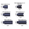 MCS AR-15 Micro Slim Flash Can - Laser Engraved - Anodized Black