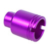 MCS AR-15 Stubby Slim Compact Flash Can - Anodized Purple 