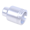 MCS AR-15 Stubby Slim Compact Flash Can - Anodized Silver