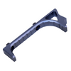 MCS AR-15 Skeletonized Ultralight Angled Grip For M-LOK - Anodized Gray