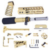 MCS AR-15 Ultimate Finishing Pistol Kit - Gold Plated 