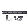 MCS AR-15 Super Light 15" M-LOK Free Float Handguard with Partial Top Rail 