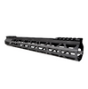 MCS AR-15 Super Light 15" M-LOK Free Float Handguard with Partial Top Rail For 223/5.56