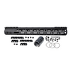 MCS AR-15 Super Light 15" M-LOK Free Float Handguard with Partial Top Rail For 223/5.56