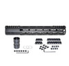 MCS AR-15 Super Light M-LOK Series Free Float Handguard with Partial Top Rail 