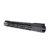 MCS AR-10 17" LR 308 DPMS LOW Super Light M-LOK Series Free Float Handguard with Partial Top Rail