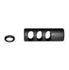 MCS AR-15 1/2x28 Muzzle Brake .223 5.56 - Black Steel