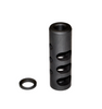 MCS AR-15 1/2x28 Muzzle Brake .223 5.56 - Black Steel