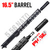 MCS AR-15 16.5″ 5.56 NATO COMPLETE UPPER – 15″ M-LOK RAIL & PHASE1 MUZZLE DEVICE 