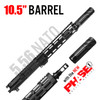 MCS AR-15 10.5″ 5.56 NATO COMPLETE UPPER – 10″ M-LOK RAIL & PHASE1 MUZZLE DEVICE 
