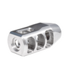 MCS AR-15 Tanker Style 1/2x28 Muzzle Brake - Stainless Steel