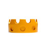 MCS Aluminum Castle Nut for .223/5.56/.308 Buffer Tube Receiver End Plates - Gold 