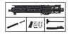MCS AR-15 4.5" 9MM NITRIDE PISTOL FULL BUILD KIT