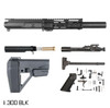 MCS AR-15 .300 BLACKOUT 6-INCH PISTOL BUILD KIT 1:7 FREEFLOAT M-LOK HANDGUARD W/SBA5 BRACE 