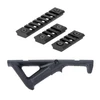 AR-15 USA-MADE POLYMER ANGLED FOREGRIP W/ M-LOK RAIL SECTIONS