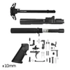 MCS AR-15 10MM CARBINE BUILD KIT - AMBIDEXTROUS CHARGING HANDLE + 8 OZ CARBINE BUFFER TUBE KIT + COMPLETE LOWER PARTS KIT + 10MM BOLT CARRIER GROUP