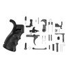 MCS AR-15 BLACK ERGONOMIC BEAVERTAIL PISTOL GRIP WITH STORAGE & MIL-SPEC LOWER PARTS KIT 