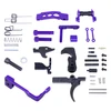 MCS AR-15 Enhanced Lower Parts Kit With Upgrades - Anodized Royal Purple