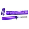 MCS AR-15 12″ Socom Series Build Kit - Anodized Anodized Royal Purple